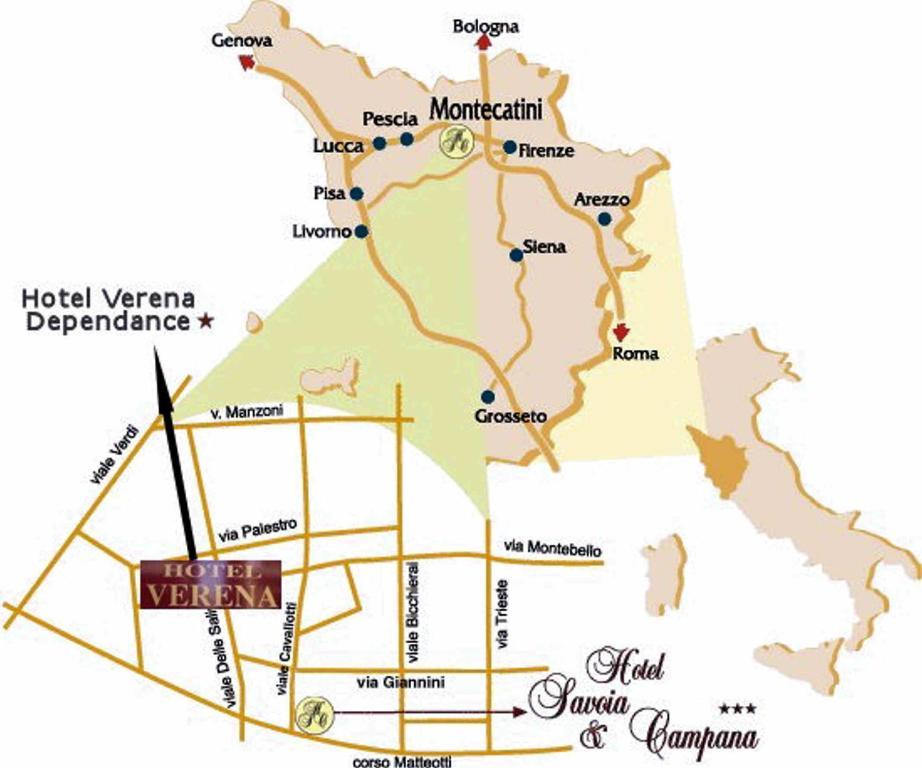 Verena Dependance Savoia & Campana Montecatini Terme Ngoại thất bức ảnh